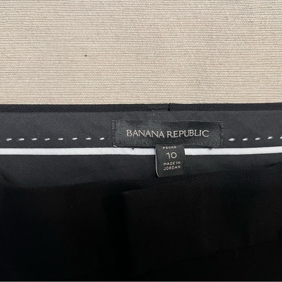 Banana Republic Black Skinny Pants with White Stripe - Picture 3 of 5